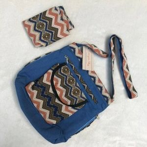 Canyon Sky crossbody bag with scarf
